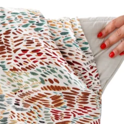 BecquetDrap plat coton CHOUETTE DES NEIGES - multicolore