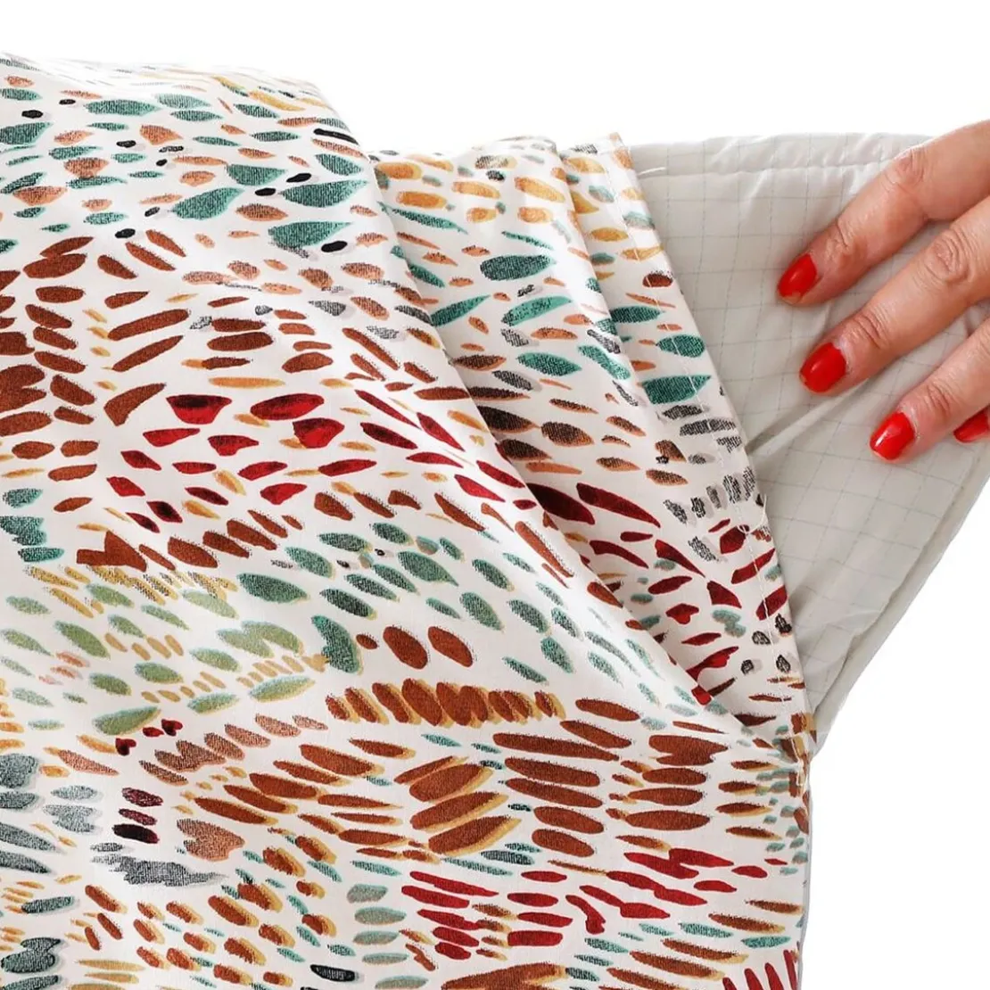 BecquetDrap plat coton CHOUETTE DES NEIGES - multicolore