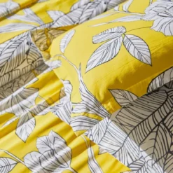 BecquetDrap plat coton SUMMER - jaune