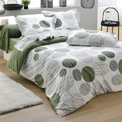 BecquetDrap plat en coton BAXLEY - vert kaki