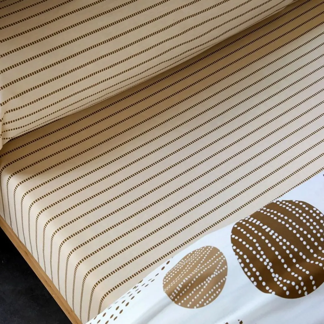 BecquetDrap plat en coton BAXLEY - Beige