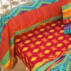 BecquetDrap platen coton motifs motifs ethniques multicolore - EL GRINGO