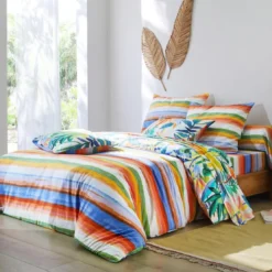BecquetDrap plat en coton TROPIC DREAMS - Multicolore
