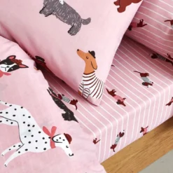 BecquetDrap plat enfant en coton vieux rose - CHIEN CHIC