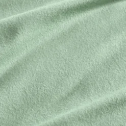 BecquetDrap plat FLANELLE UNI - vert amande