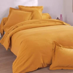 BecquetDrap plat FLANELLE UNI - jaune soleil