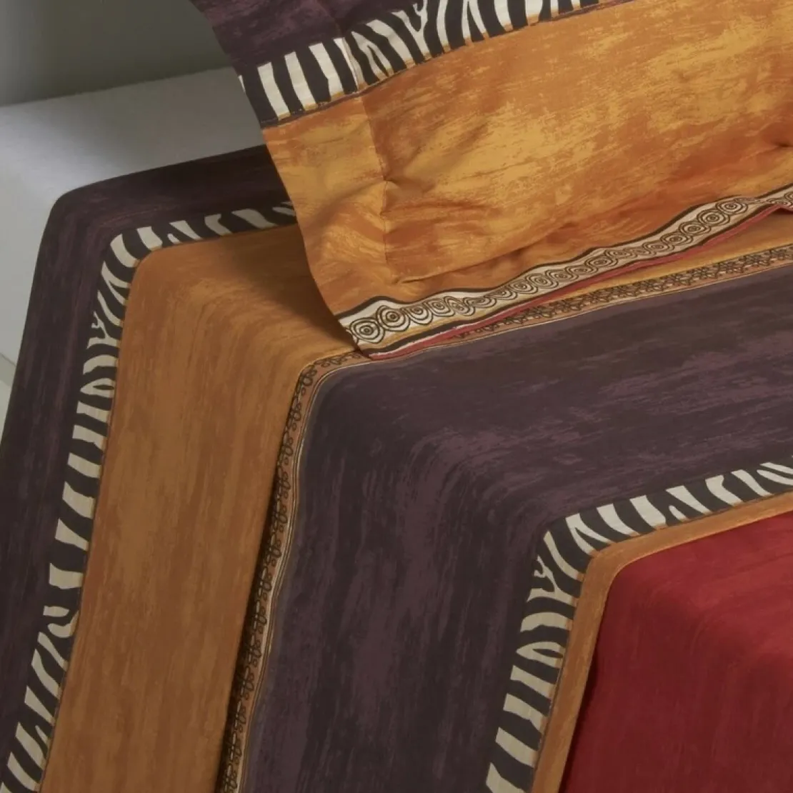 BecquetDrap rayures zèbre - Multicolore