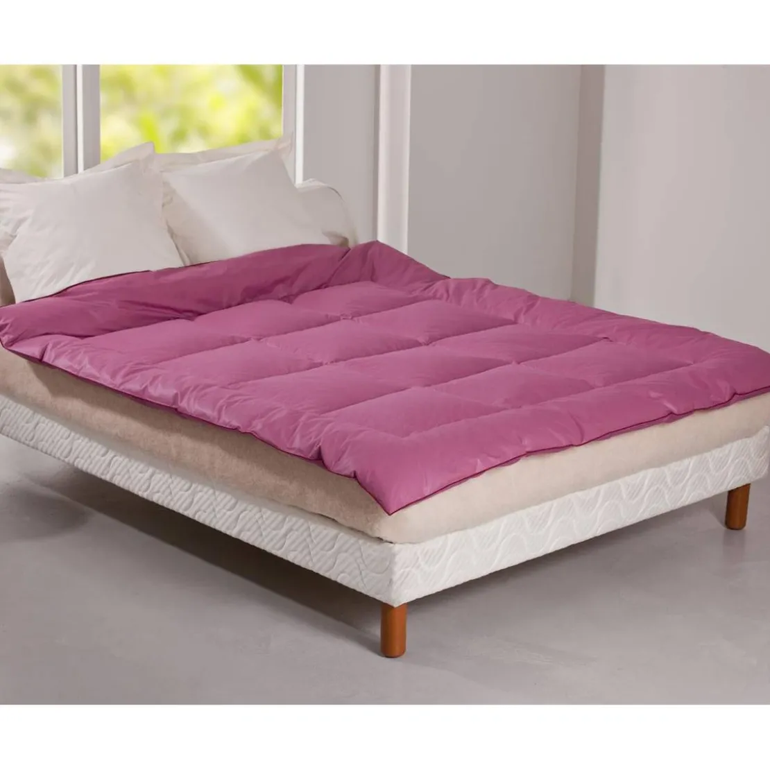 BecquetEdredon En Duvet D'Oie Léger - Rose