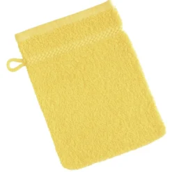 BecquetEnsemble serviette et gant de toilette enfant jaune mimosa - PETITES BÊTES
