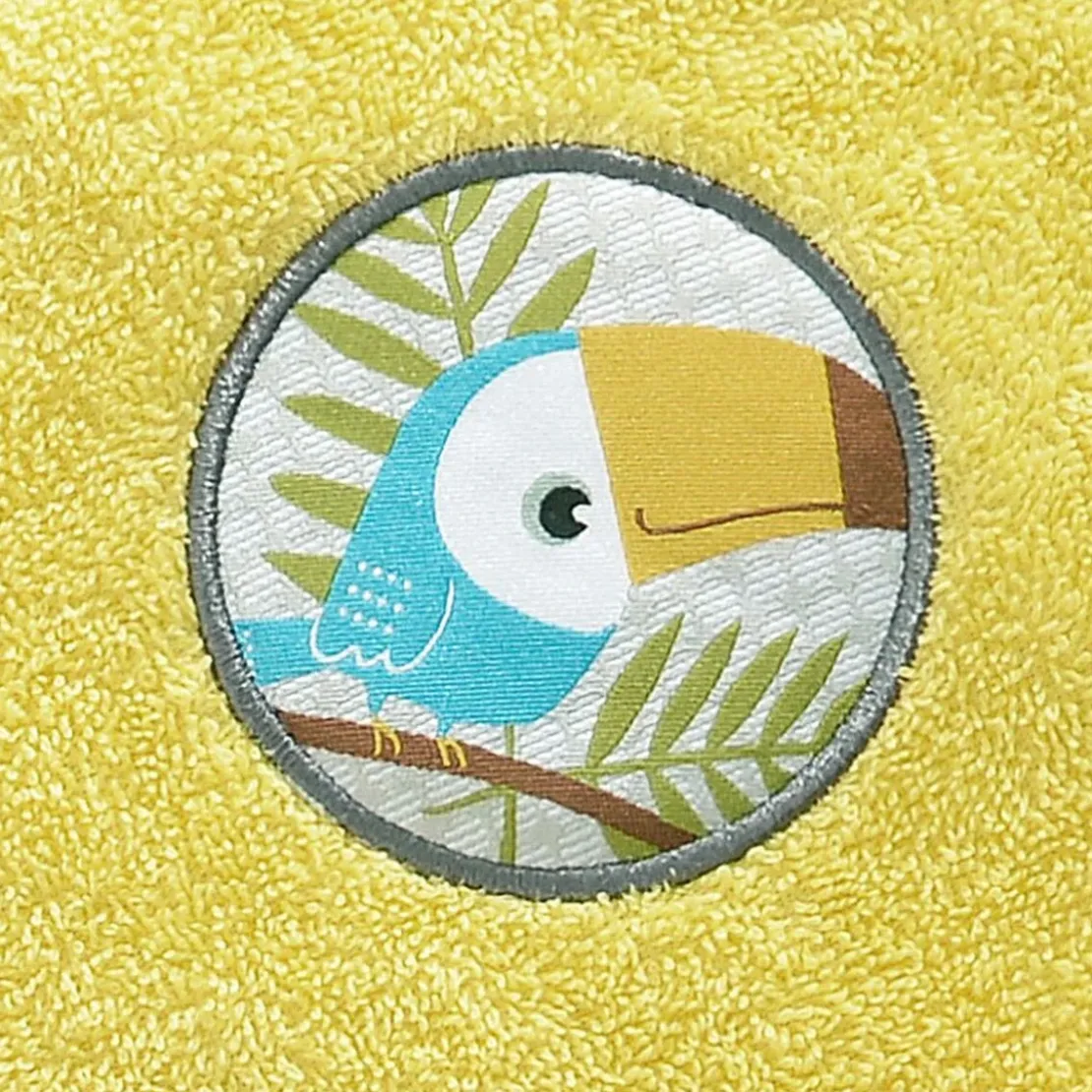 BecquetEnsemble serviette et gant de toilette enfant jaune mimosa - PETITES BÊTES