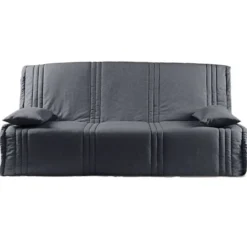 BecquetHousse BZ matelassée en polyester gris charbon - KEVARA