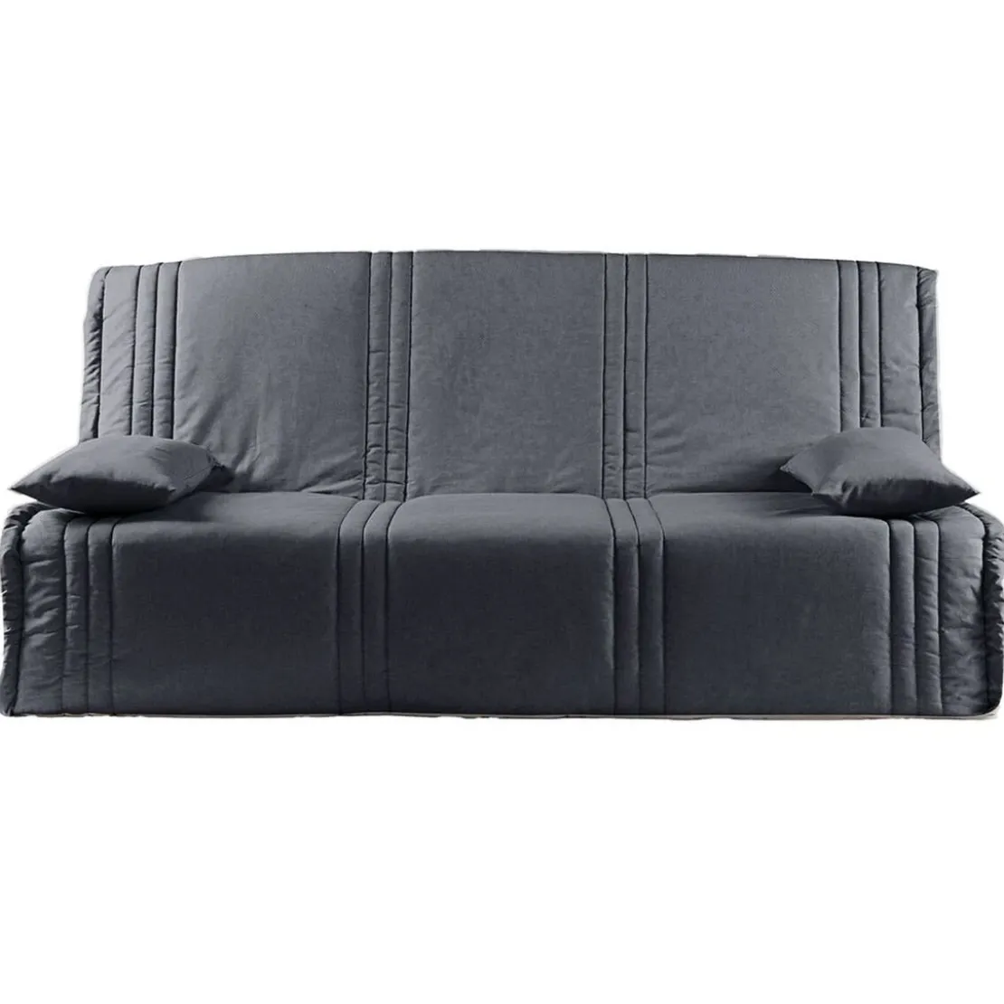 BecquetHousse BZ matelassée en polyester gris charbon - KEVARA