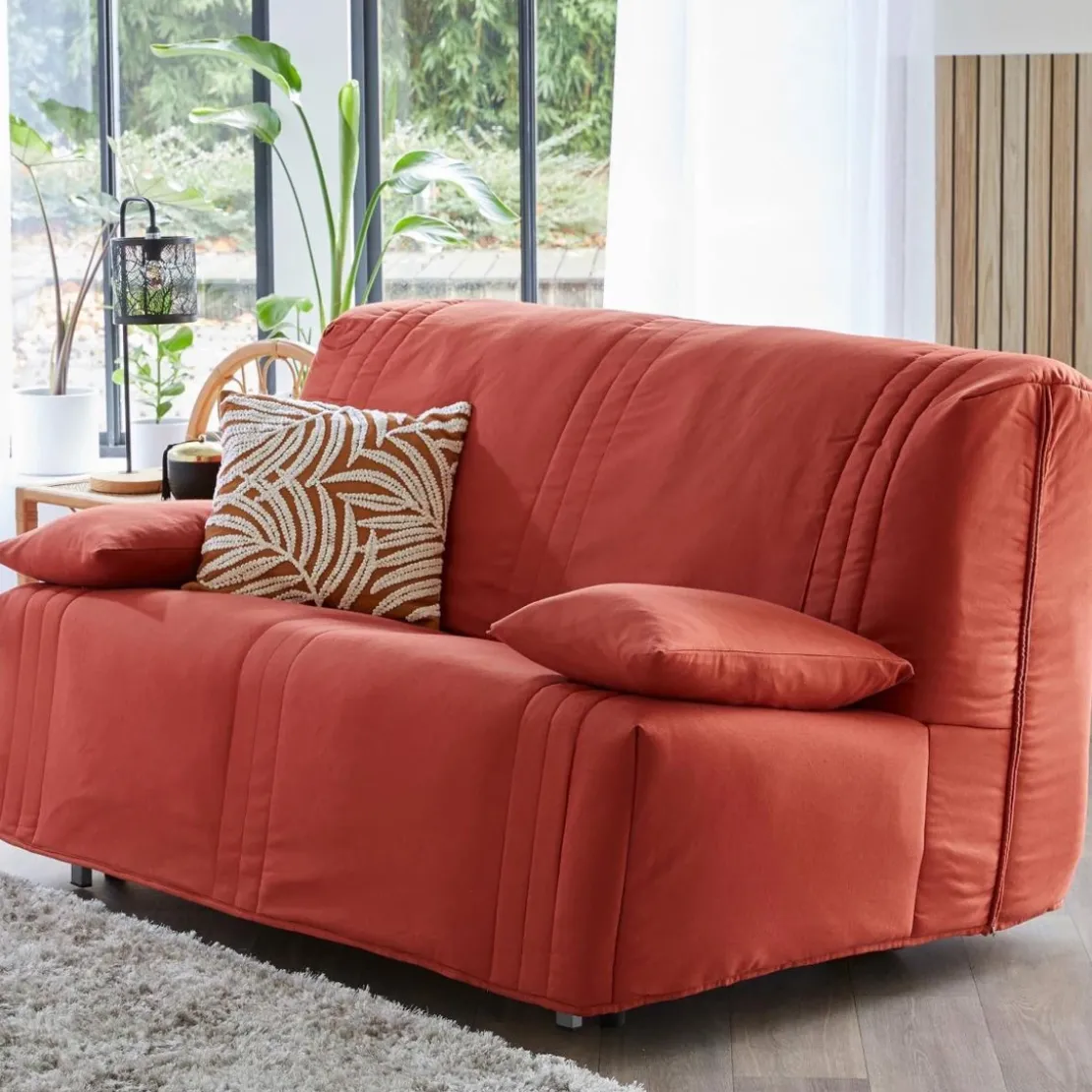 BecquetHousse clic-clac KEVARA - orange terracotta