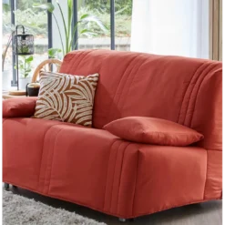 BecquetHousse clic-clac KEVARA - orange terracotta