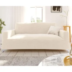 BecquetHousse de canapé 2 pl DORIAN - beige