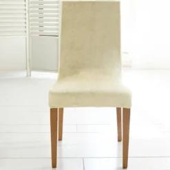BecquetHousse de chaise Extensible AME. POLARBlanc écru