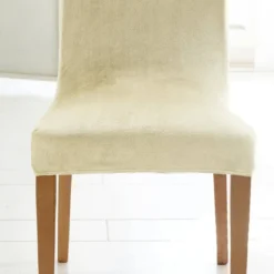 BecquetHousse de chaise Extensible AME. POLARBlanc écru