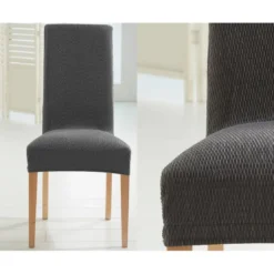 BecquetHousse de chaise extensible TUNEZ - Gris