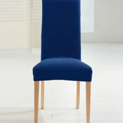 BecquetHousse de chaise extensible TUNEZ - Bleu roi
