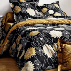 BecquetHousse de couette coton YELFLOR - noir