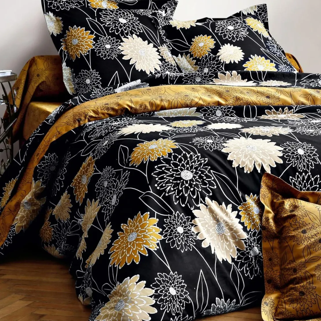 BecquetHousse de couette coton YELFLOR - noir