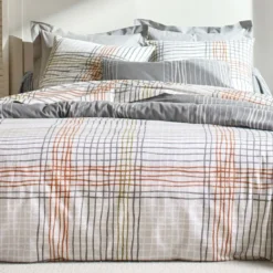 BecquetHousse de couette cotonNOA - gris