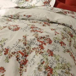 BecquetHousse de couette coton ANDJA - beigegrège