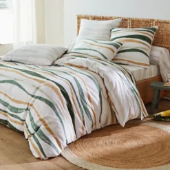 BecquetHousse de couette coton FLOFLO - beige