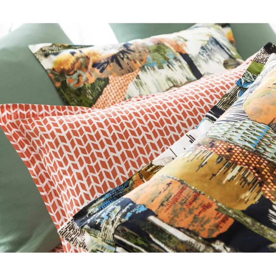 BecquetHousse de couette en coton réversible PATCHARBRE - multicolore
