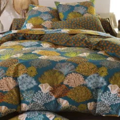 BecquetHousse de couette en coton réversible SEAVENTAIL - bleu canard