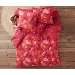BecquetHousse de couette en coton réversible AKONI - rouge