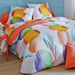 BecquetHousse de couette en coton réversible SUNRISE multicolore