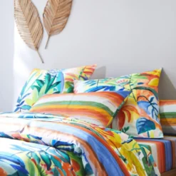 BecquetHousse de couette en coton réversible TROPIC DREAMS - multicolore