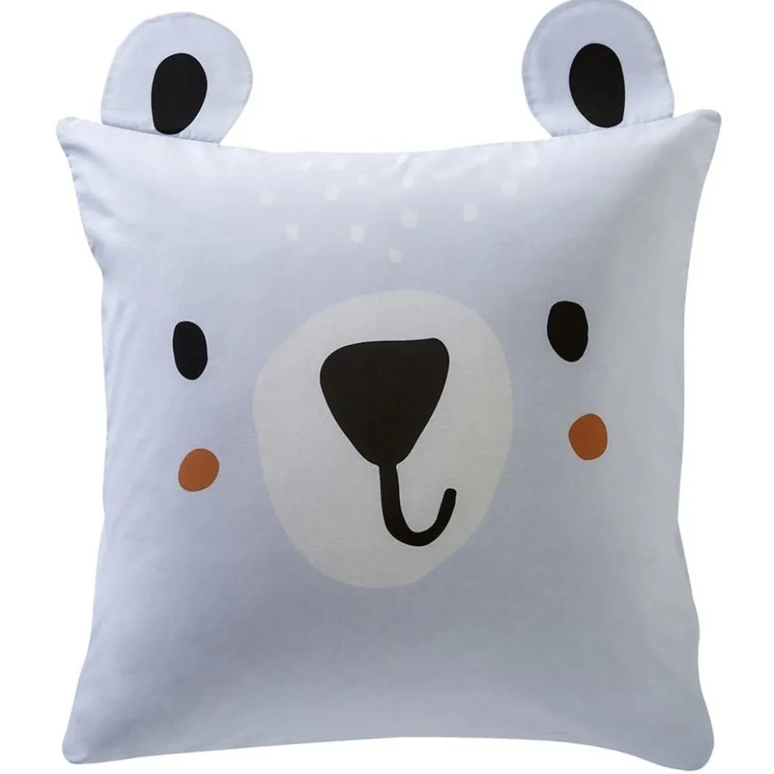 BecquetHousse de couette enfant en coton OURS - bleu