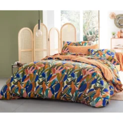 BecquetHousse de couette en percale de coton réversible MARCO - multicolore