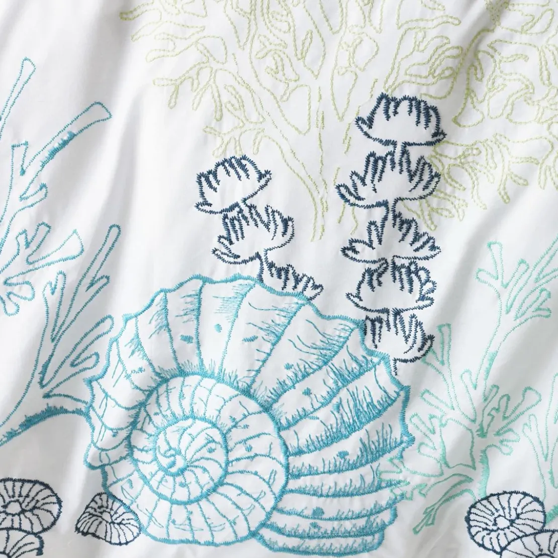 BecquetHousse de couette percale de coton RECIF - blanc