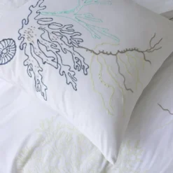BecquetHousse de couette percale de coton RECIF - blanc