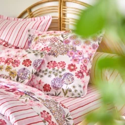 BecquetHousse de couette percale de coton GAIETE D'ETE - rose