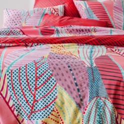 BecquetHousse de couette polycoton réversible multicolore motif graphique - SOFT POP