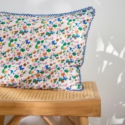 BecquetHousse de couette réversible en coton blanche à motif floral - VALSER