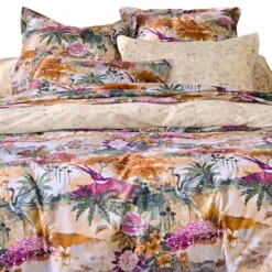 BecquetHousse de couette réversible en coton multicolore - JARDIN D'ASIE
