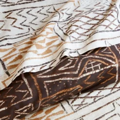 BecquetHousse de couette réversible en coton écru - TISSAGE
