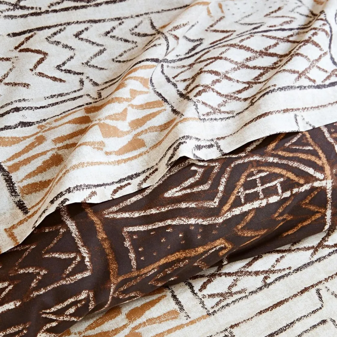 BecquetHousse de couette réversible en coton écru - TISSAGE