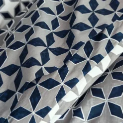 BecquetHousse de couette réversible en coton gris- THIBAULT