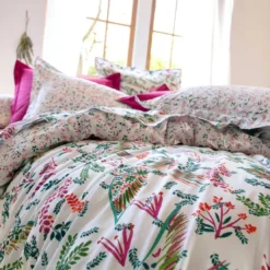 BecquetHousse de couette réversible en coton écru - PIAFOU