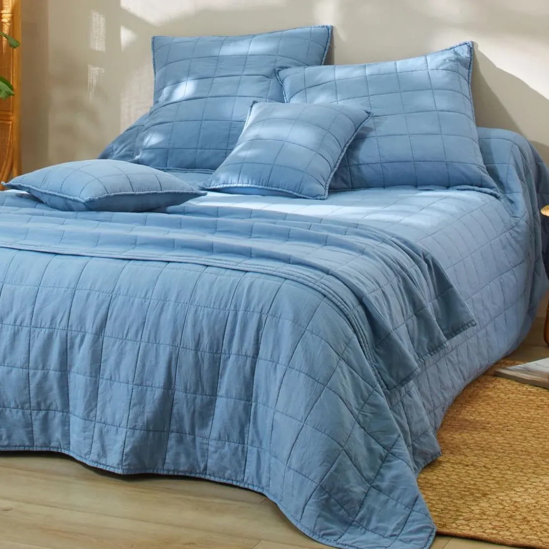 BecquetHousse de coussin BRISTOL - bleu
