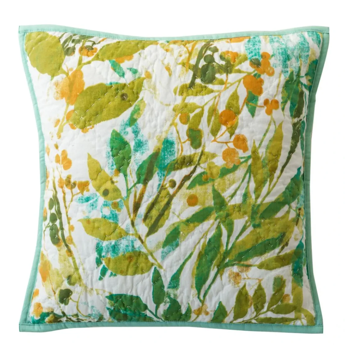 BecquetHousse de coussin coton SHANTA - bleu