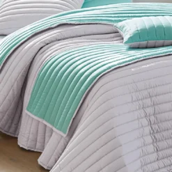 BecquetHousse de Coussin double face en polyester CL.LIVERPOOL Bleu