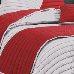 BecquetHousse de Coussin double face LIVERPOOL Rouge