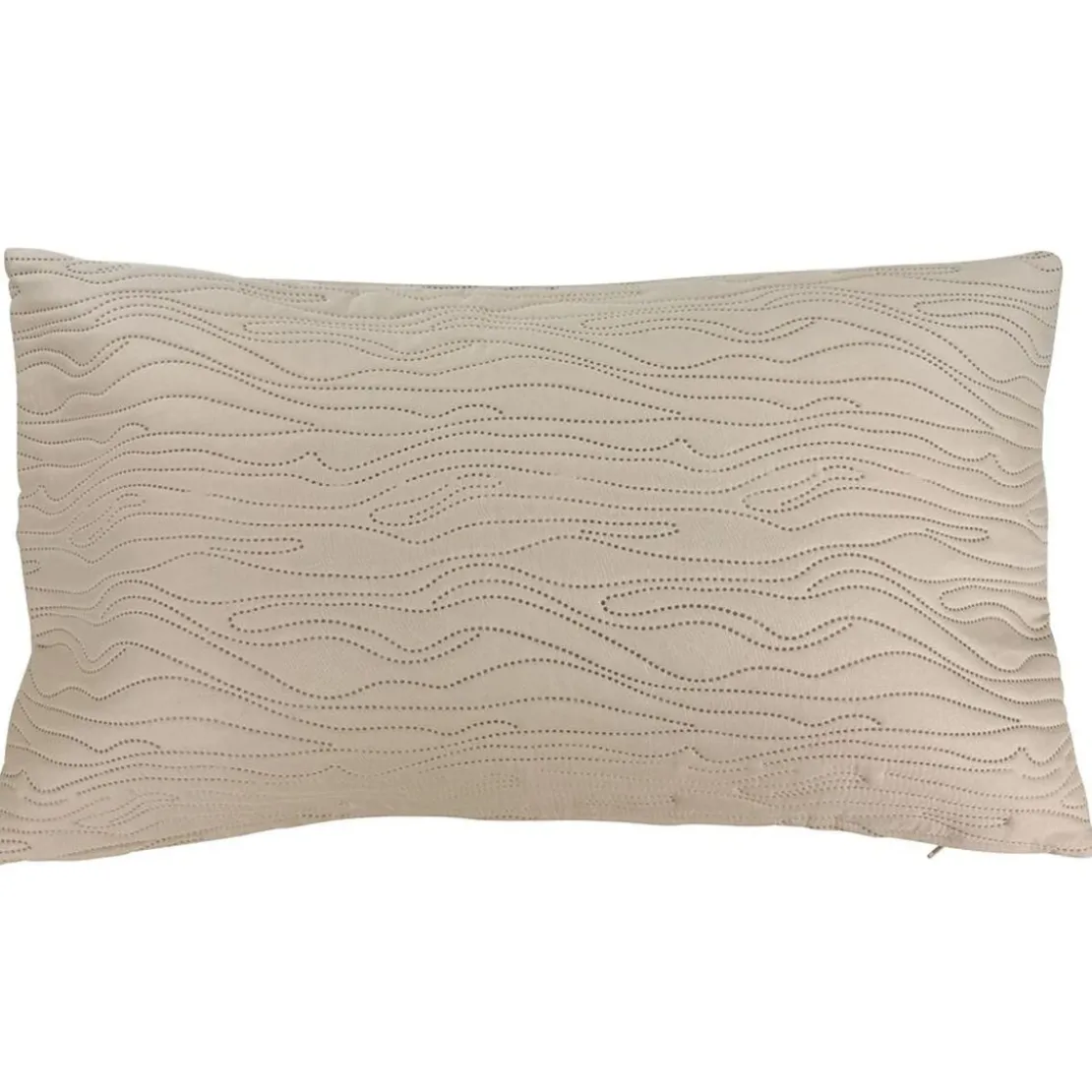 BecquetHousse de coussin en coton marron taupe - ALLOS CLIC CLAC